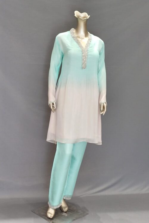 Pista Bliss Handcrafted Silk Satin Dress