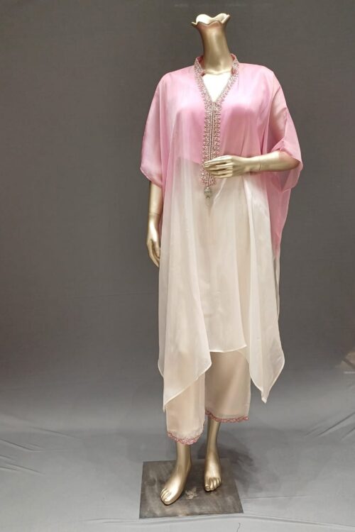 Desert Rose Kaftan Style 3-Piece Indo Western Set