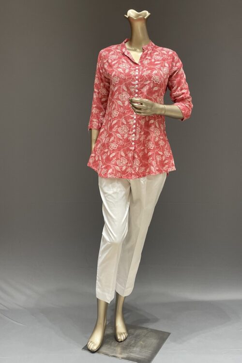 Short kurti pink
