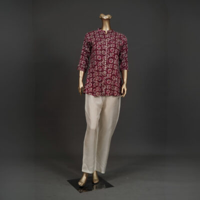 Short Kurti Maroon